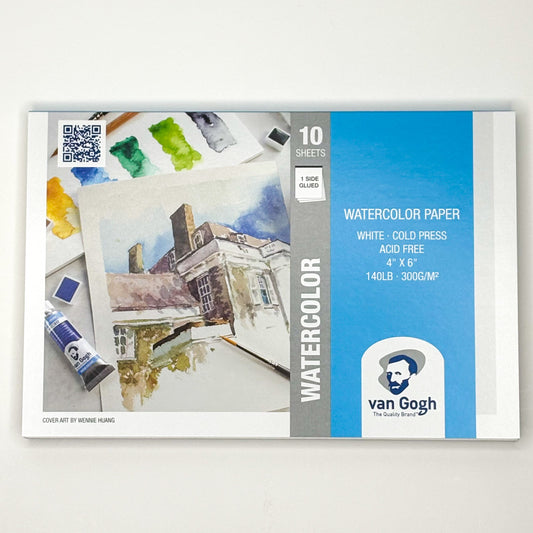 Van Gogh Watercolour Paper  4x6 10 Sheets
