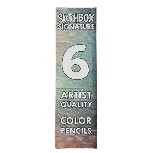 SketchBox Signature Colored Pencil 6 Set
