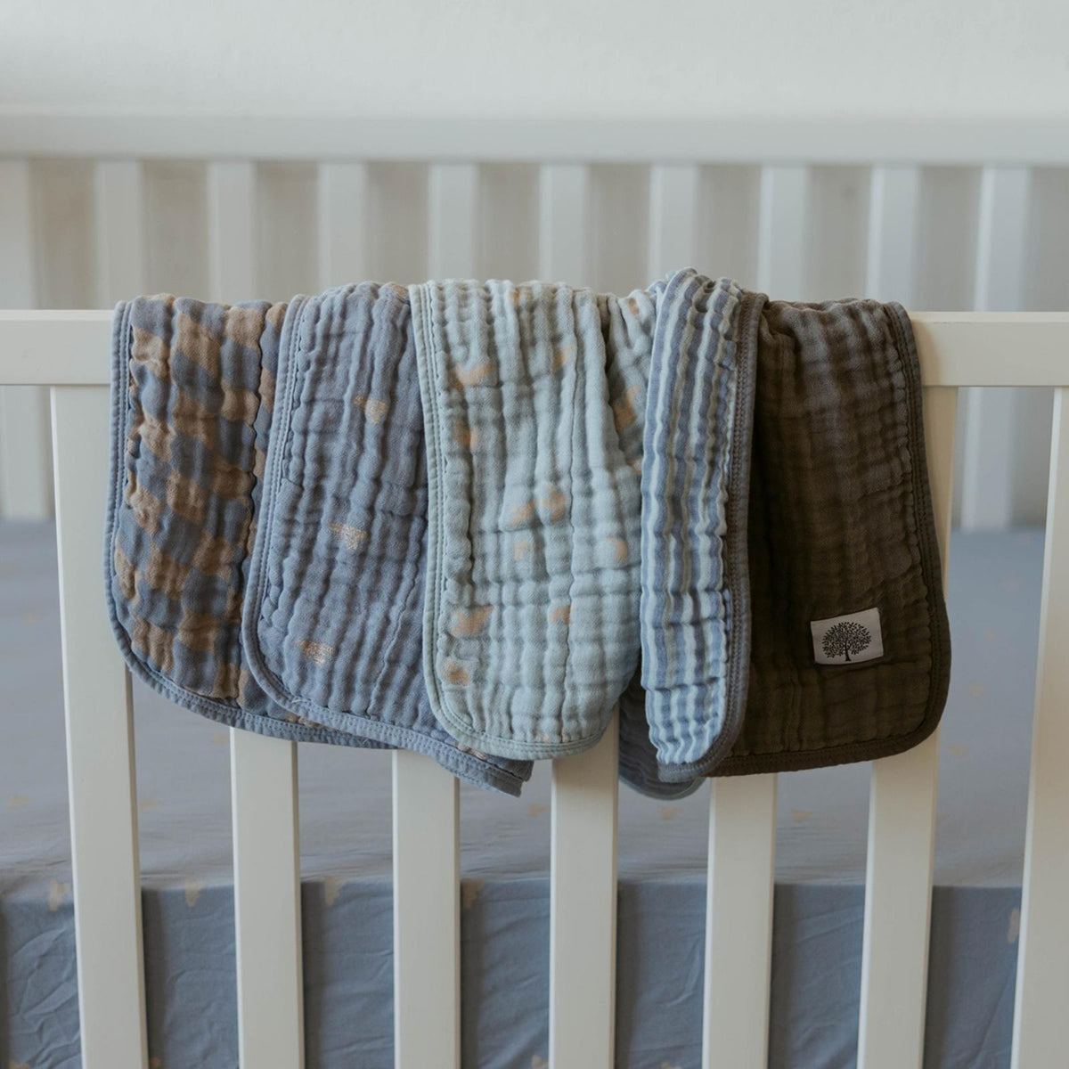 Cloud Set - Muslin Burp Cloths (4 Pack)