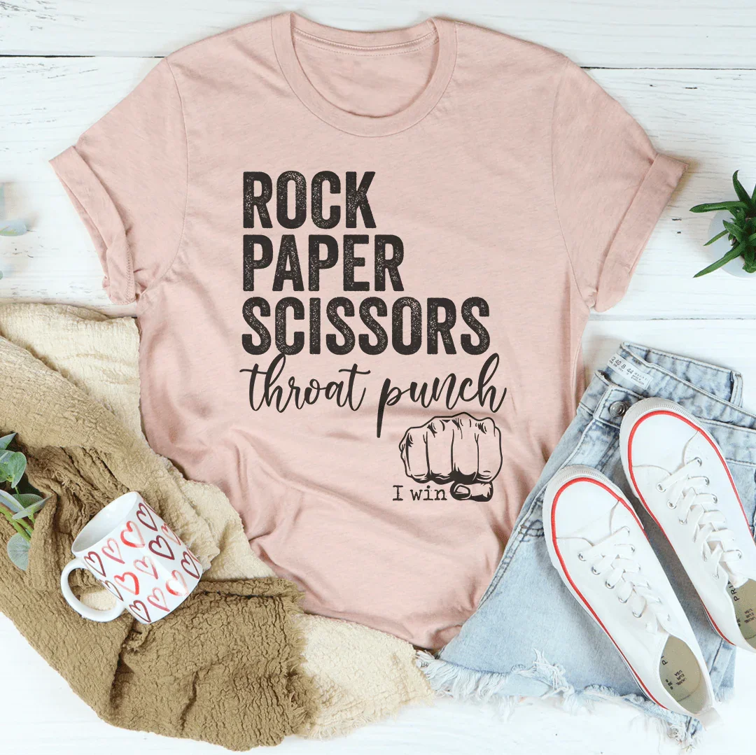 Rock Paper Scissors Tee